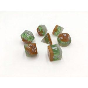 Kiwi Fruit Set of 7 HD Dice - DiceEmporium.com