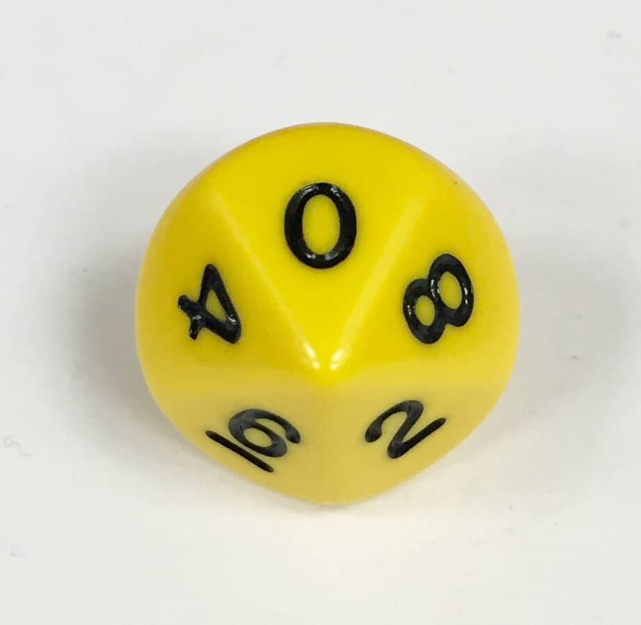 10 Sided Opaque Dice