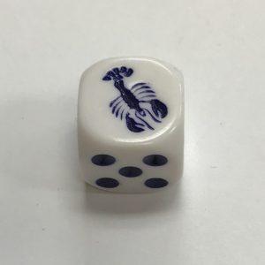 Blue Lobster Die Dice - DiceEmporium.com