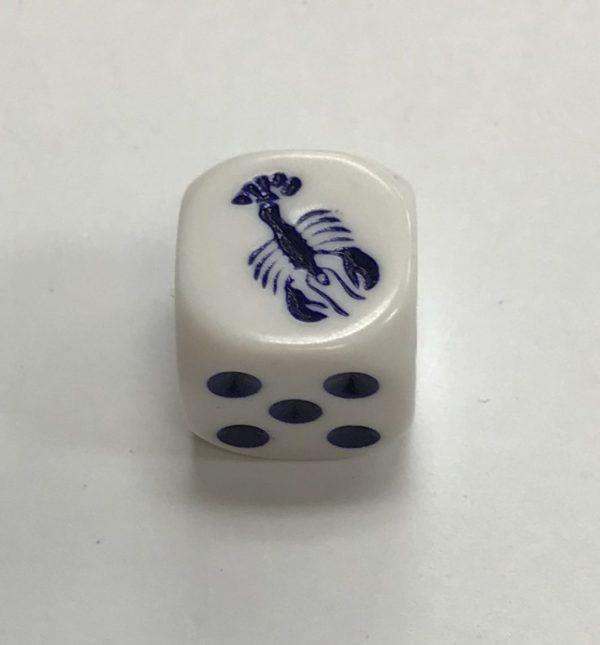 Blue Lobster Die Dice - DiceEmporium.com