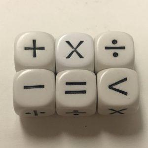 Math Operator Dice 01641 - DiceEmporium.com