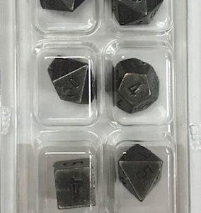 Metal Dark Metal 7 Die Set - DiceEmporium.com