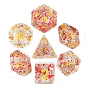 Metallic Ruby Dice Set - DiceEmporium