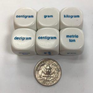 Metric Weight Dice - DiceEmporium.com