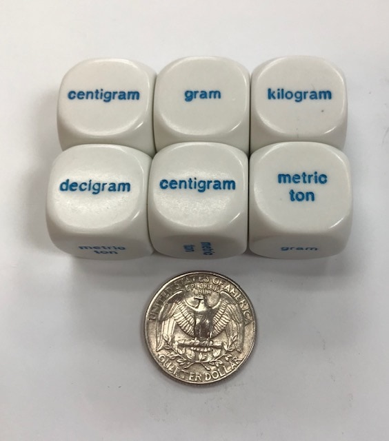 Metric Weight Dice - DiceEmporium.com