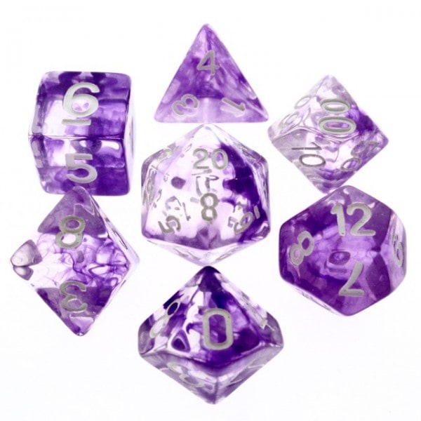 Nebula Purple Dice Set - DiceEmporium.com