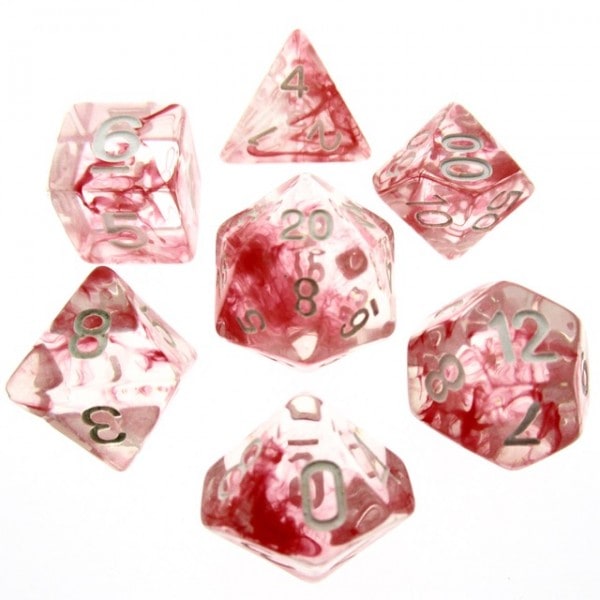 Nebula Red Dice Set - DiceEmporium.com