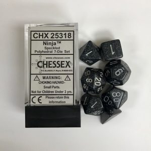 4 Sided Ninja Speckled Dice