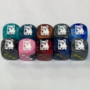 Nope (Grumpy Cat) d6 - DiceEmporium.com