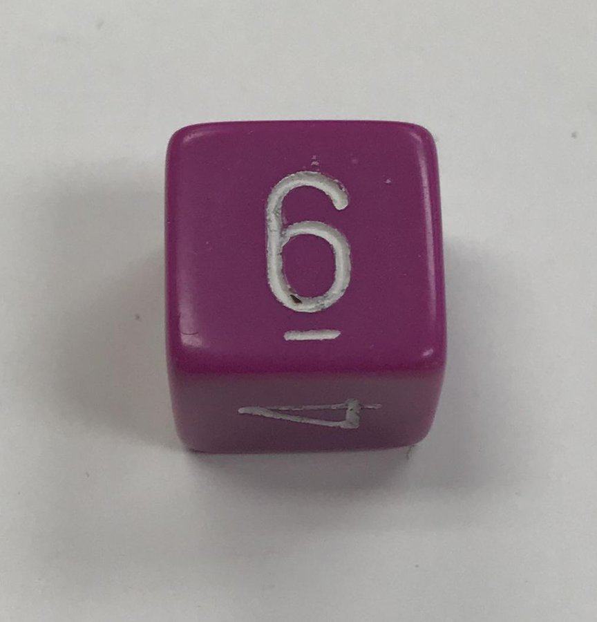 Dés Translucides Violets Chessex – Lot De 36 Dés à 6 Faces – Pips Blancs – 12 Mm