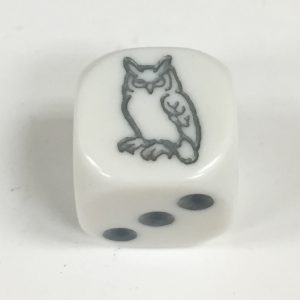 6 Sided Grey Owl Die Product Number 18706
