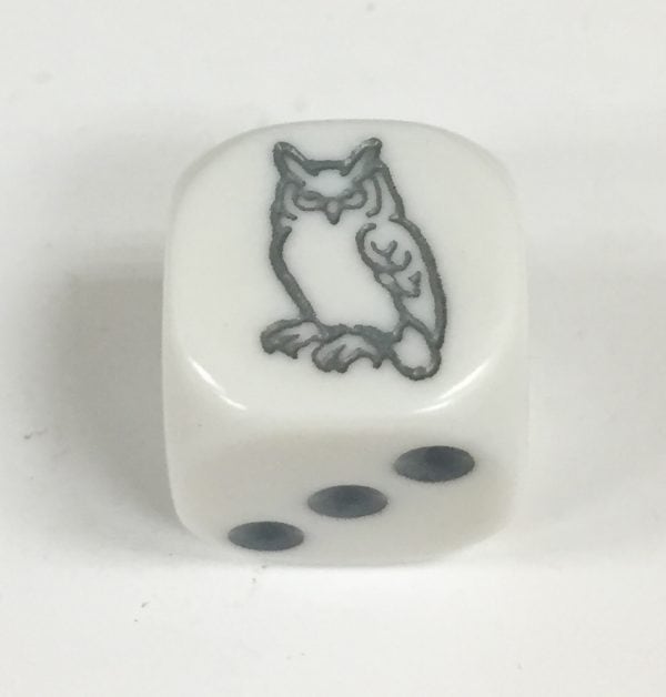 6 Sided Grey Owl Die Product Number 18706