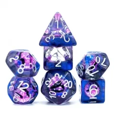 Purple Demon Eye Dice- The Dice Emporium