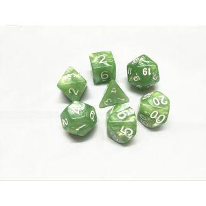 Pale Green Dice Set - DiceEmporium.com