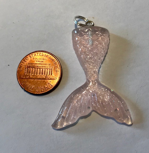 Pink Mermaid Tail Charm