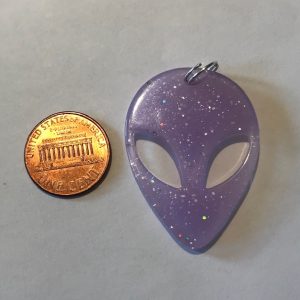 Purple Alien Charm