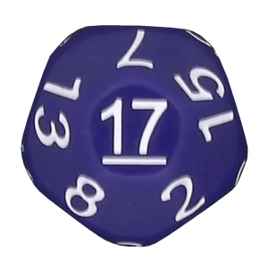 Purple D17 Dice