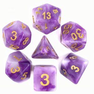 Purple Jade Dice Set - DiceEmporium.com