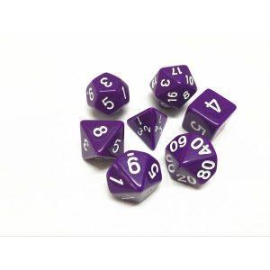 Purple Opaque Dice Set - DiceEmporium.com