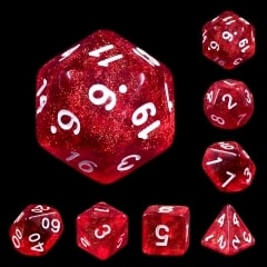 Rabbit's Eye 7 Die Set - DiceEmporium.com