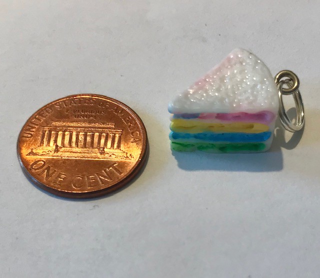 Rainbow Cake Charm