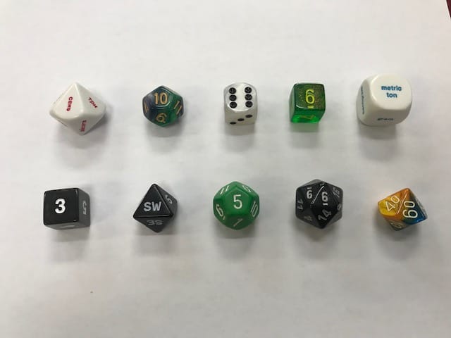 Random Set of 10 Dice - DiceEmporium.com