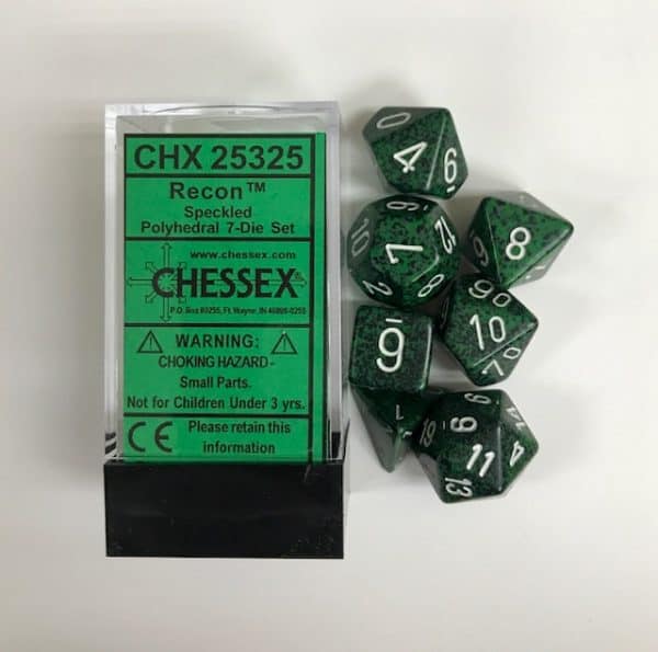 4 Sided Golden Recon Speckled Dice