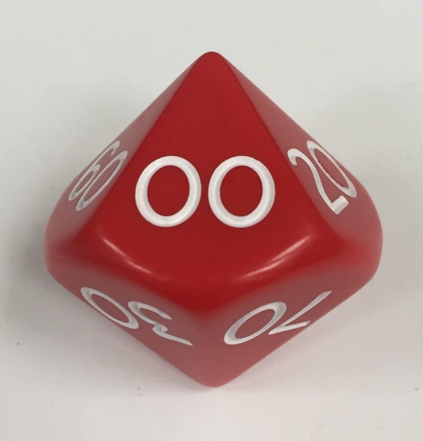 Tens Jumbo Place Value d10 Dice - Dice Emporium