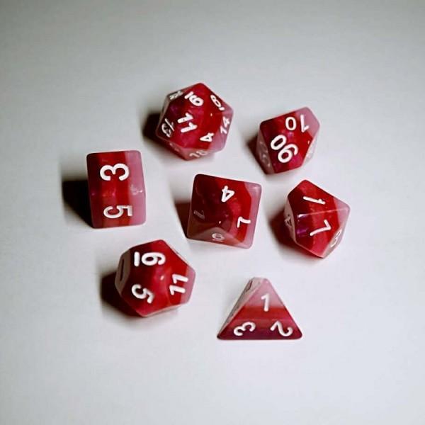 Red Gradients Dice Set - DiceEmporium.com