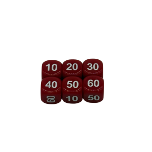 16mm Red Tens - Dice Emporium