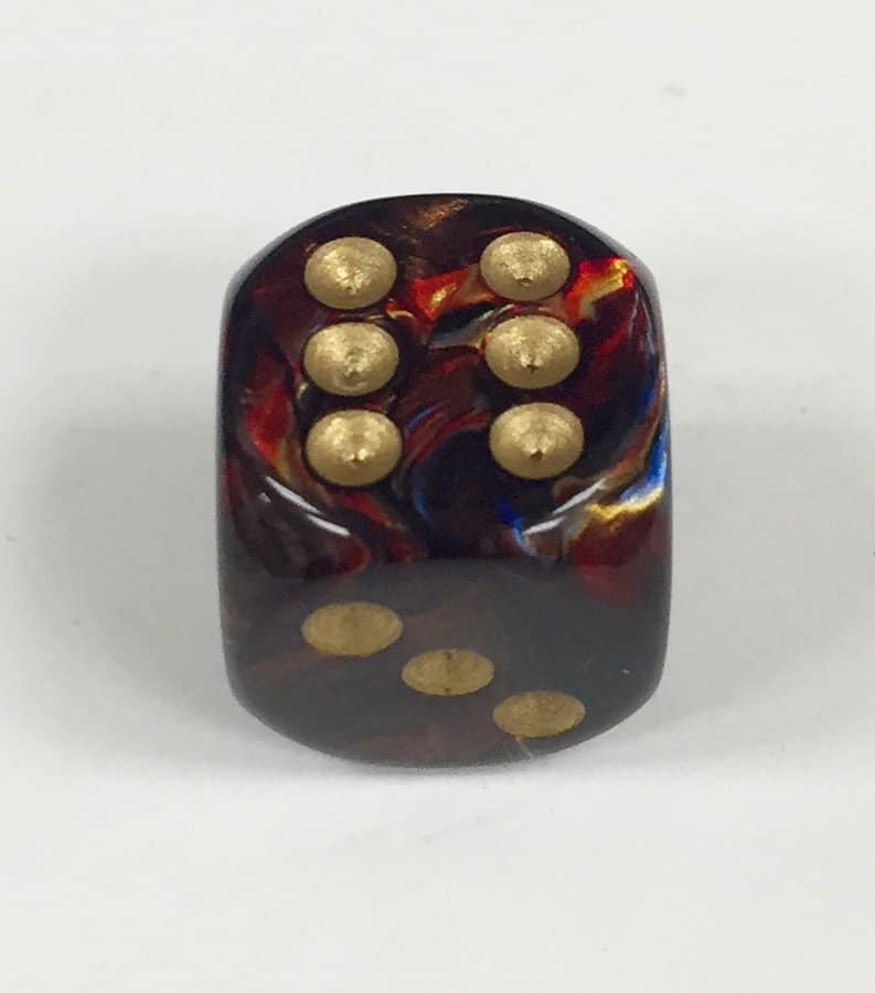 16mm 6 Sided Signature Dice from Chessex