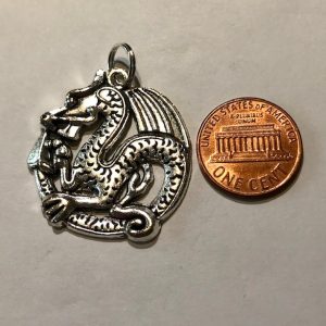 Silver Dragon Charm