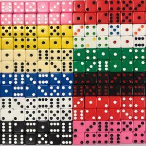 d6 Opaque Set of 192 Koplow Dice - DiceEmporium.com