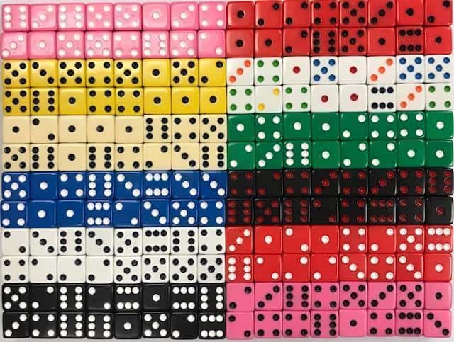 d6 Opaque Set of 192 Koplow Dice - DiceEmporium.com