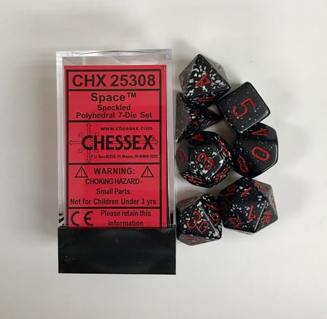 4 Sided Space Speckled Dice
