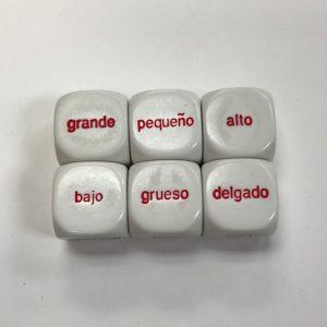 Spanish Comparison Dice - DiceEmporium.com