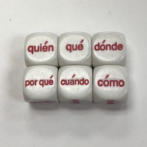 Spanish Interrogatory Dice - DiceEmporium.com