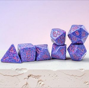 Chessex Speckled Purple Passion 7-die set