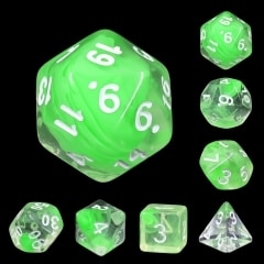 Summer Limes 7 Die Set - DiceEmporium.com