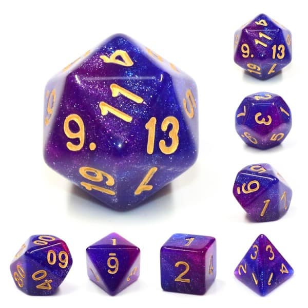 Thousand Stars 7 die set - DiceEmporium.com