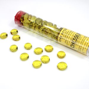 Translucent Yellow Glass Stones - Dice Emporium