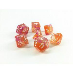 Transparent Blend Dice Set - DiceEmporium.com