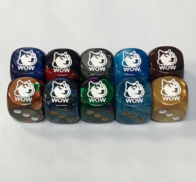 Wow d6 - DiceEmporium.com