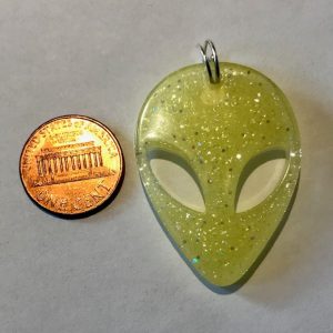 Yellow Alien Charm